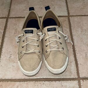 Women’s Sperry Top-Sider Crest Vibe sneaker tan size 10 EUC